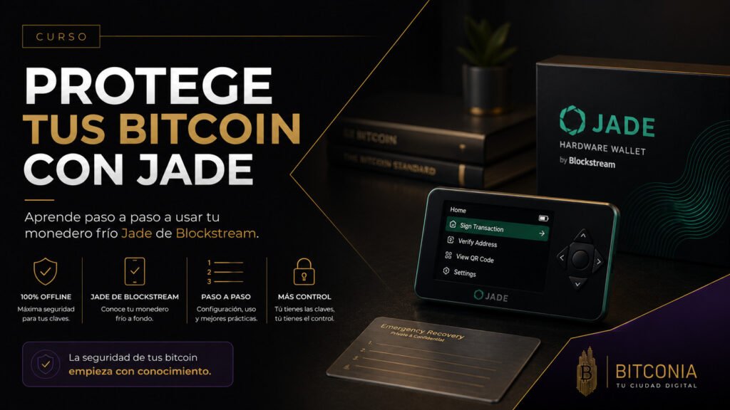 Protege tus BTC con Jade