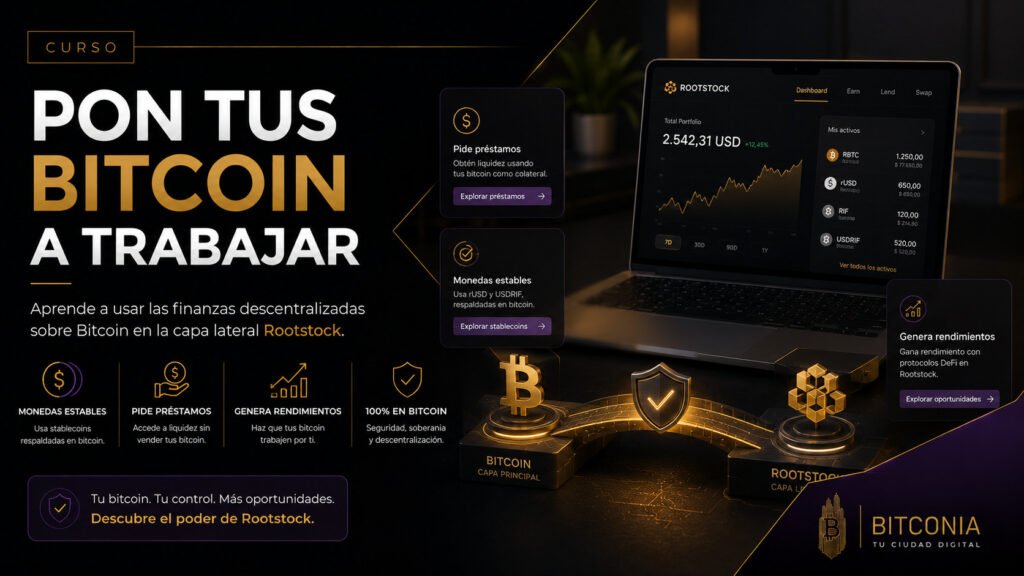 Pon tus bitcoin a trabajar