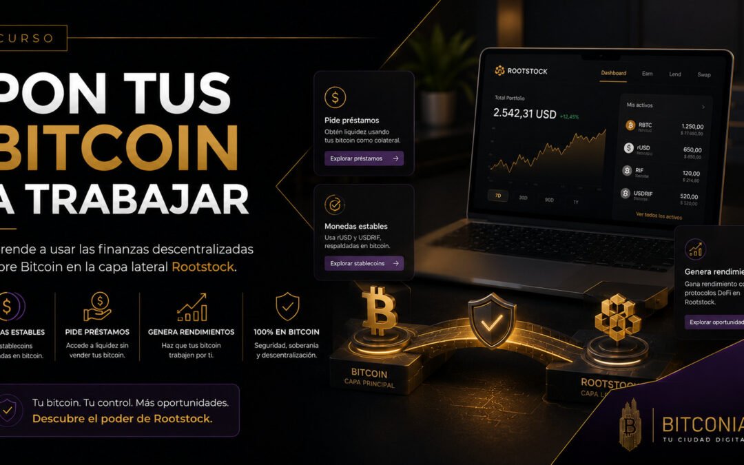 Pon tus bitcoin a trabajar