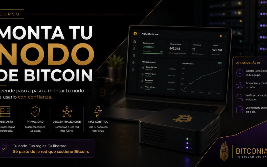 Monta tu propio nodo de Bitcoin