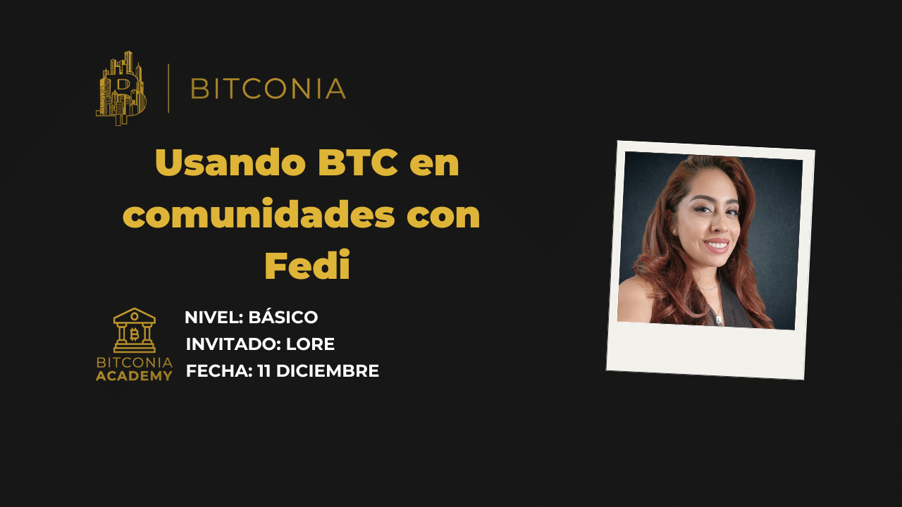 Usando BTC en comunidad con Fedi